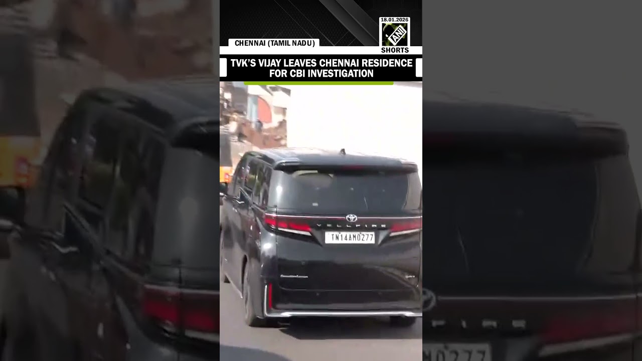 TVK&rsquo;s Vijay leaves Chennai residence for New Delhi to appear for CBI investigation in stampede case