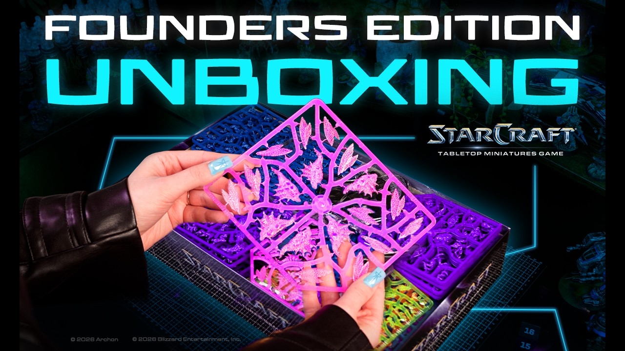 StarCraft Tabletop Miniatures Game &ndash; Founders Edition Starter Sets UNBOXING