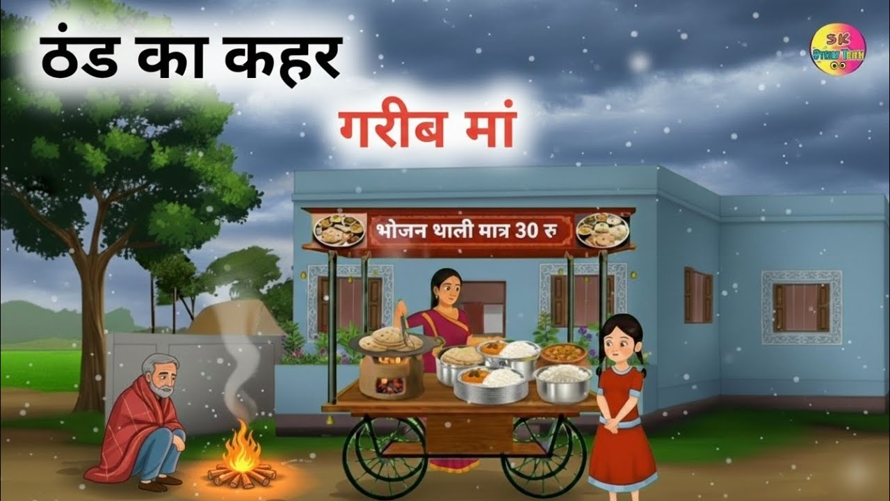 ठंड का कहर | गरीब मां हिंदी कहानी । मोरल स्टोरी। Thand ka kahar Story।Hindi kahaniya। winter story
