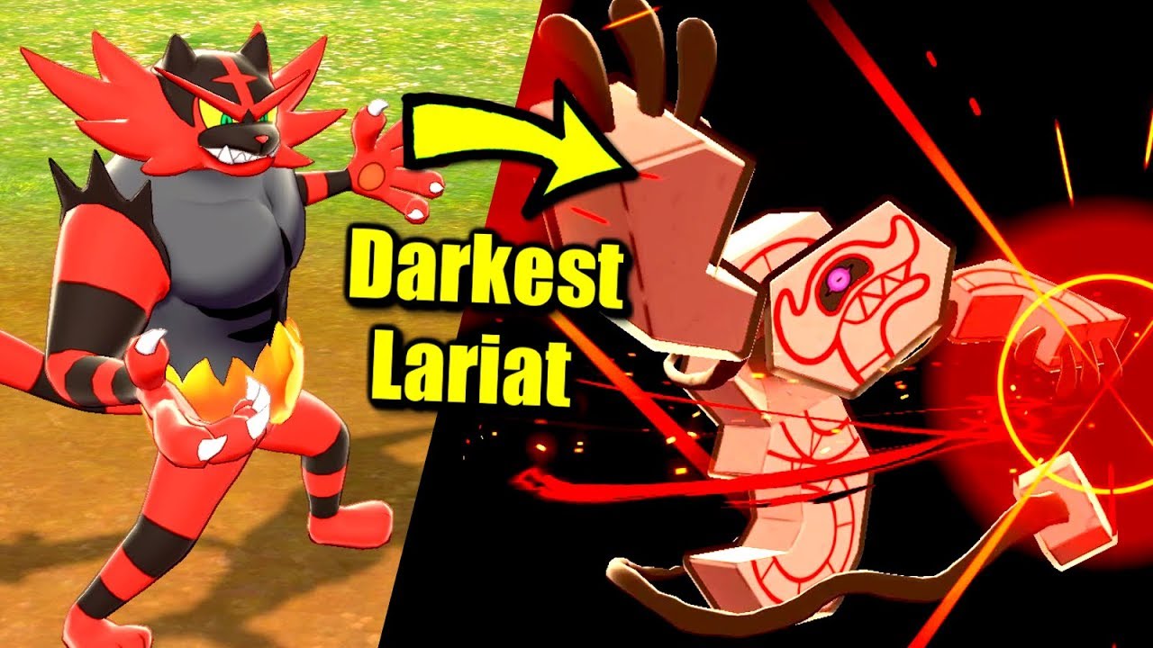 What happens when every Pokémon uses Darkest Lariat in Pokémon Sword & Shield?