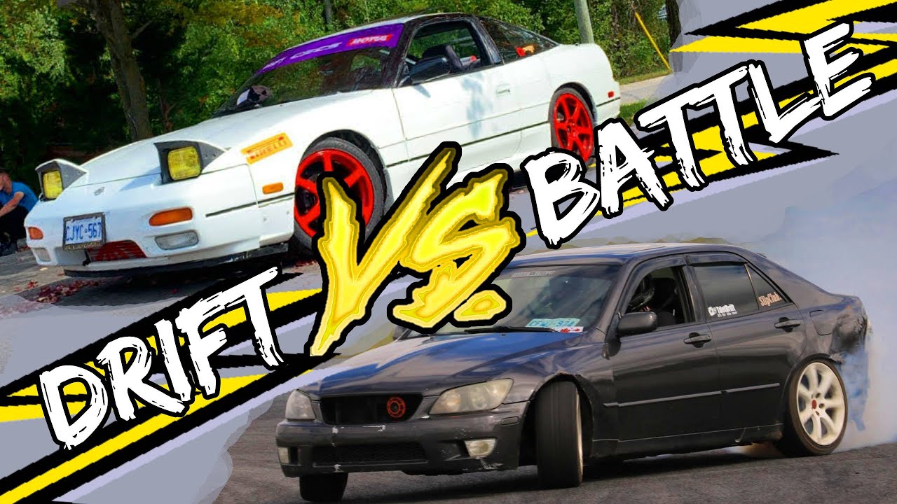 LEXUS IS300 VS. NISSAN 240SX - TANDEM DRIFT BATTLE!!!