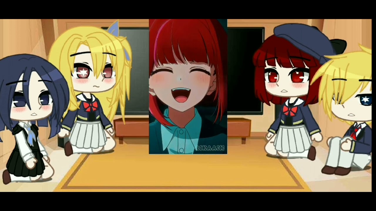 Oshi No Ko Friends react to Kana & Aqua | 2 bonus in this video|ship Kana x Aqua |No part 2|