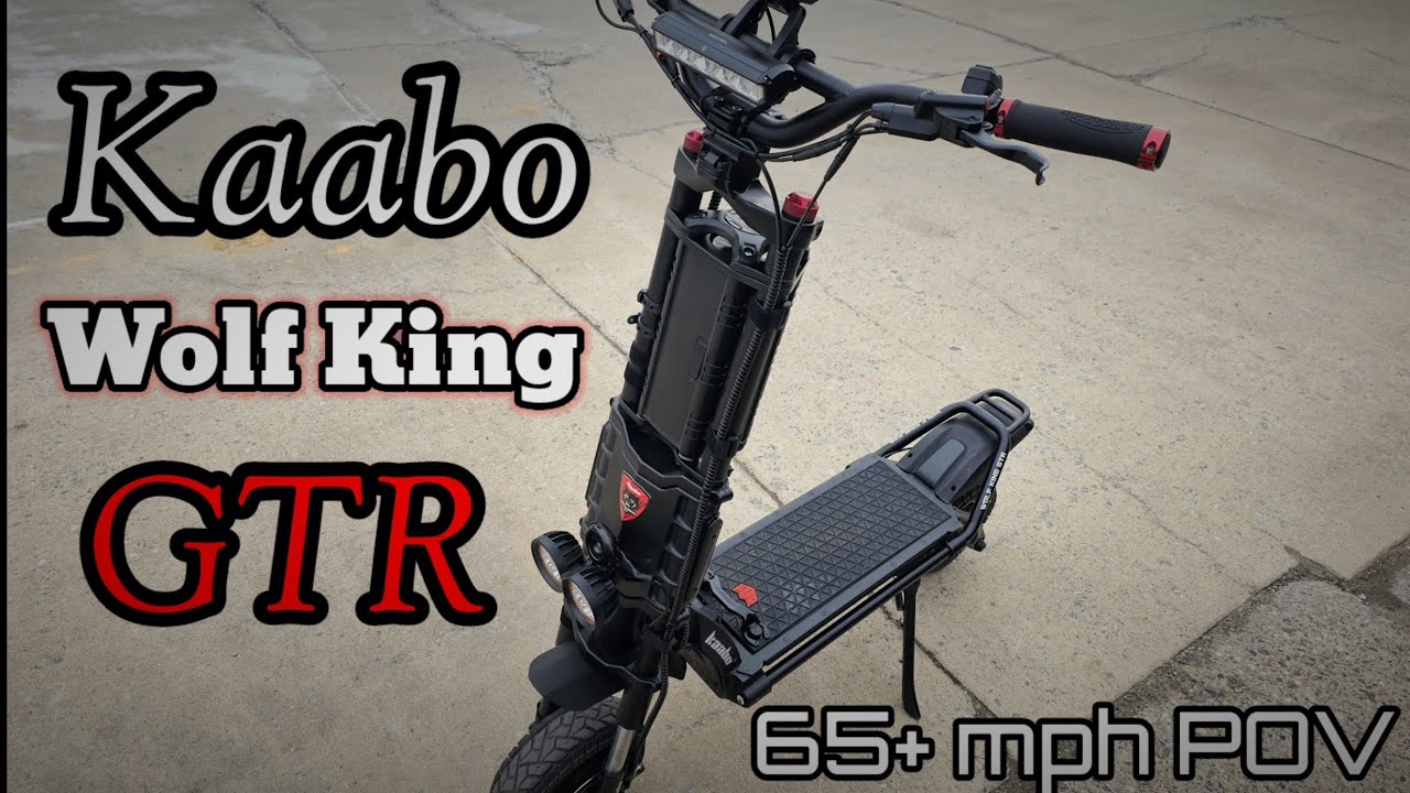 Kaabo Wolf King GTR Electric Scooter High Speed POV