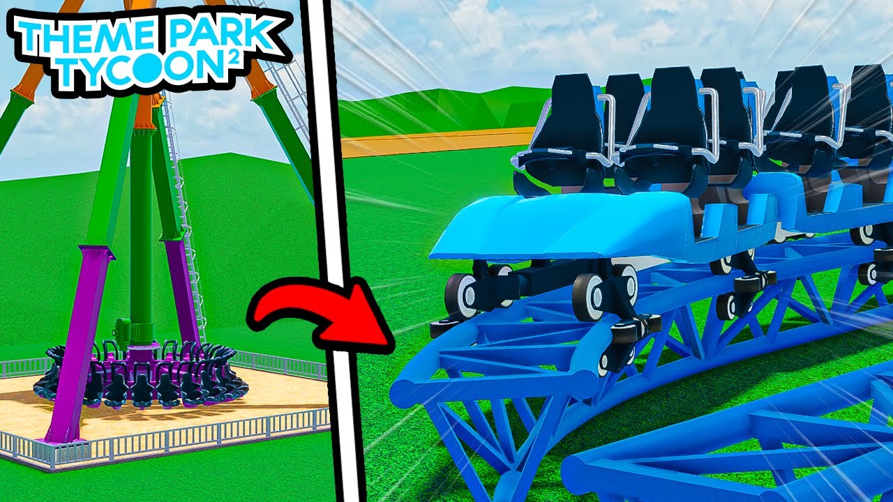 В игре Theme Park Tycoon 2 появились *переключатели путей*!