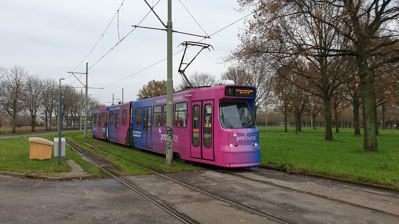 BN GTL8 3146 YouForce | HTM tramlijn 1 Scheveningen Noord - Delft Tanthof v.v. | 2021