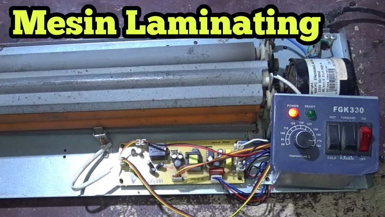 Cara Memperbaiki Mesin Laminating tidak bisa panas dan putaran Roll satu Arah saja