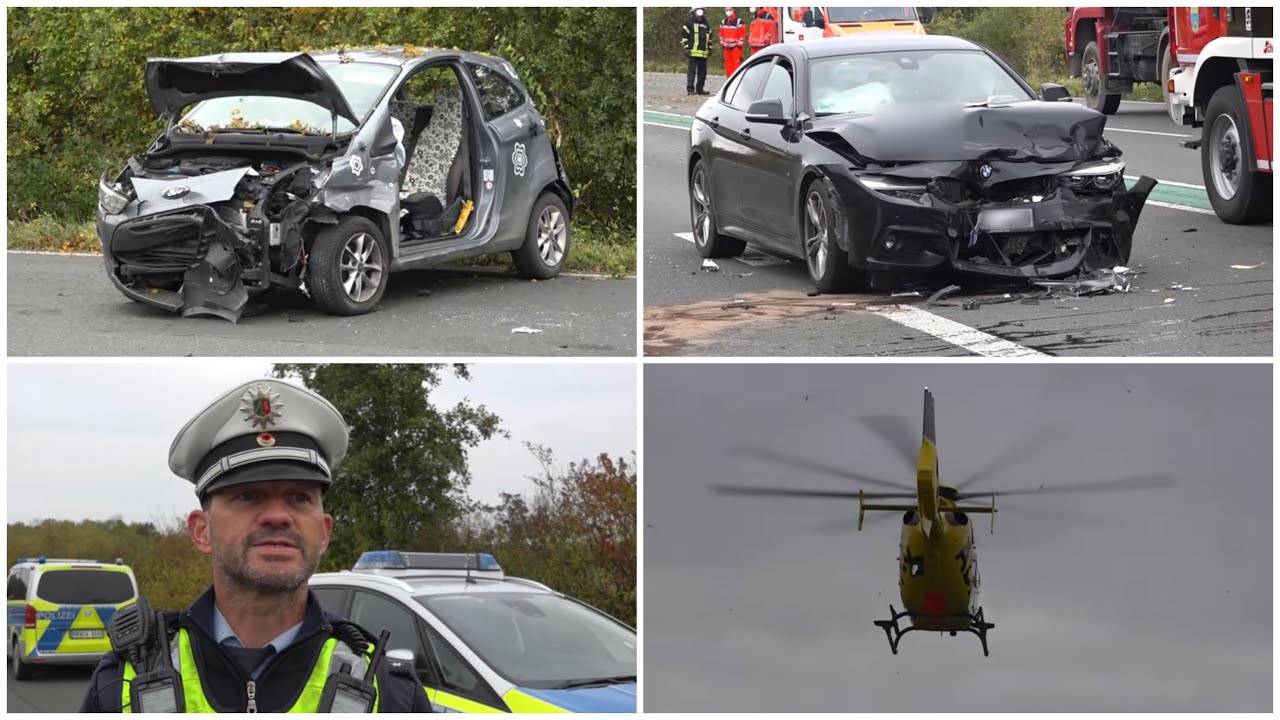 [VU LKW & 2 PKW] Schwerverletzte Person und 2 weitere leichtverletzte nach Unfall auf B54 Borghorst