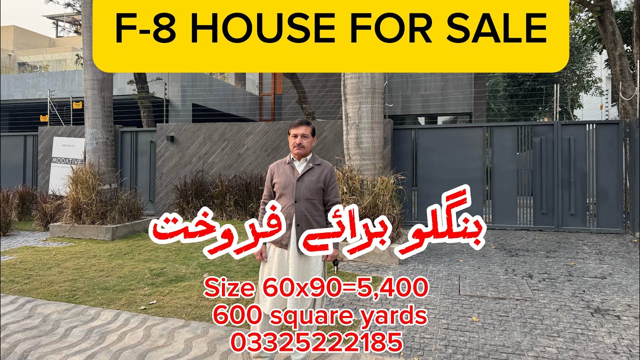Brand new house for sale in F-8 islamabad prime location ￼