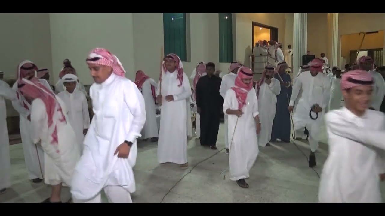 حفل زواج الشابين / ابراهيم حمود مزهود القرني & محمد حمود مزهود القرني #عرضة_جنوبيه