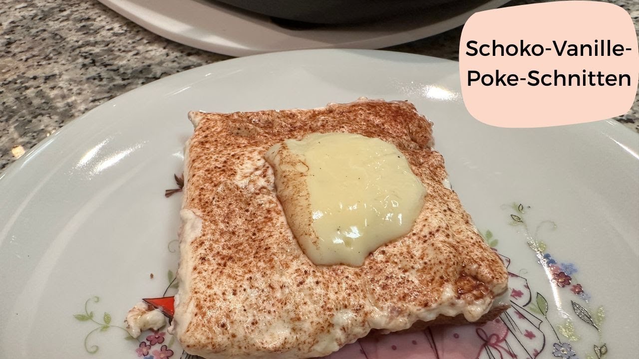 Schoko-Vanille-Poke-Schnitten | Bosch Cookit®