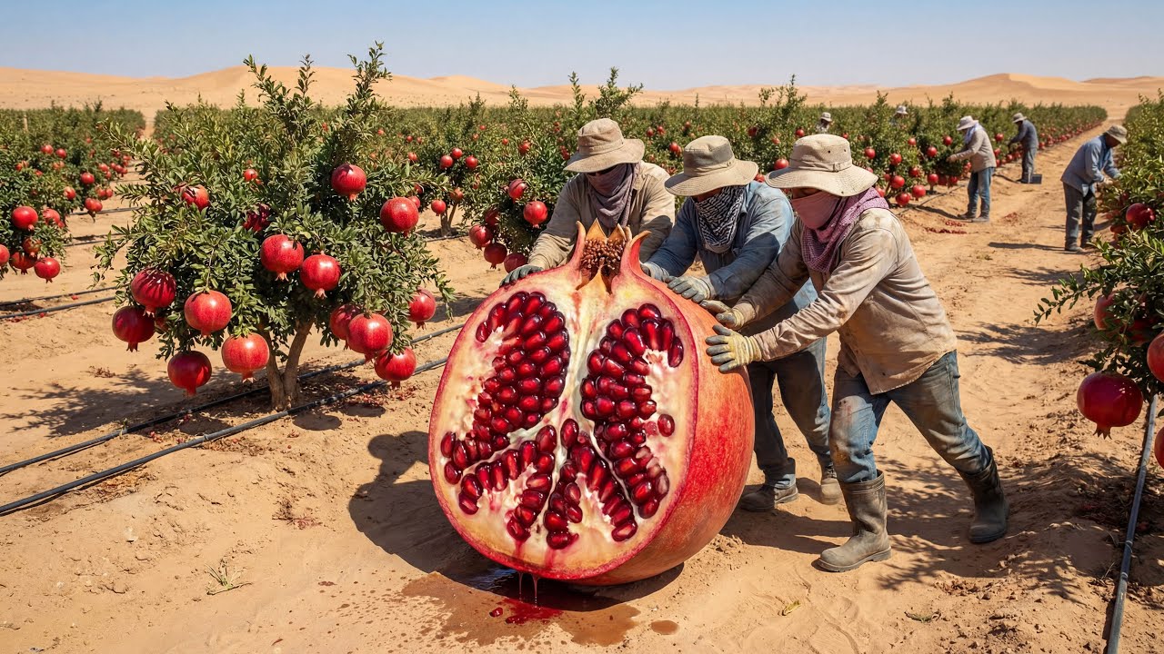 What Would Happen If Pomegranates Were Grown in the Desert? The Results Will Shock You