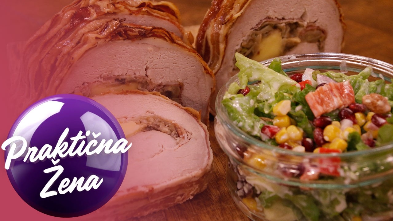 Praktična žena – 1. Punjena mesna štruca 2. Salata sa narom i kikirikijem