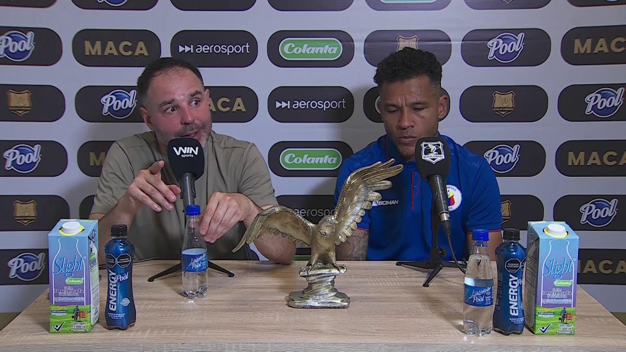 Rueda de prensa de Pasto tras su partido con Águilas Doradas