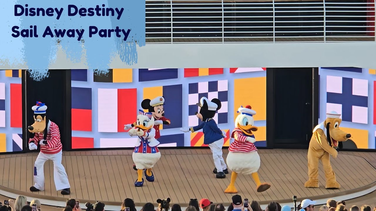 Круизная компания Disney Cruise Line (DCL) - Вечеринка по случаю отплытия на лайнере Disney Destiny