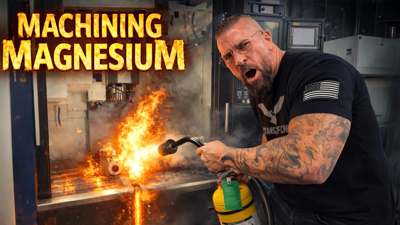 Most TERRIFYING Fire in CNC Machining 