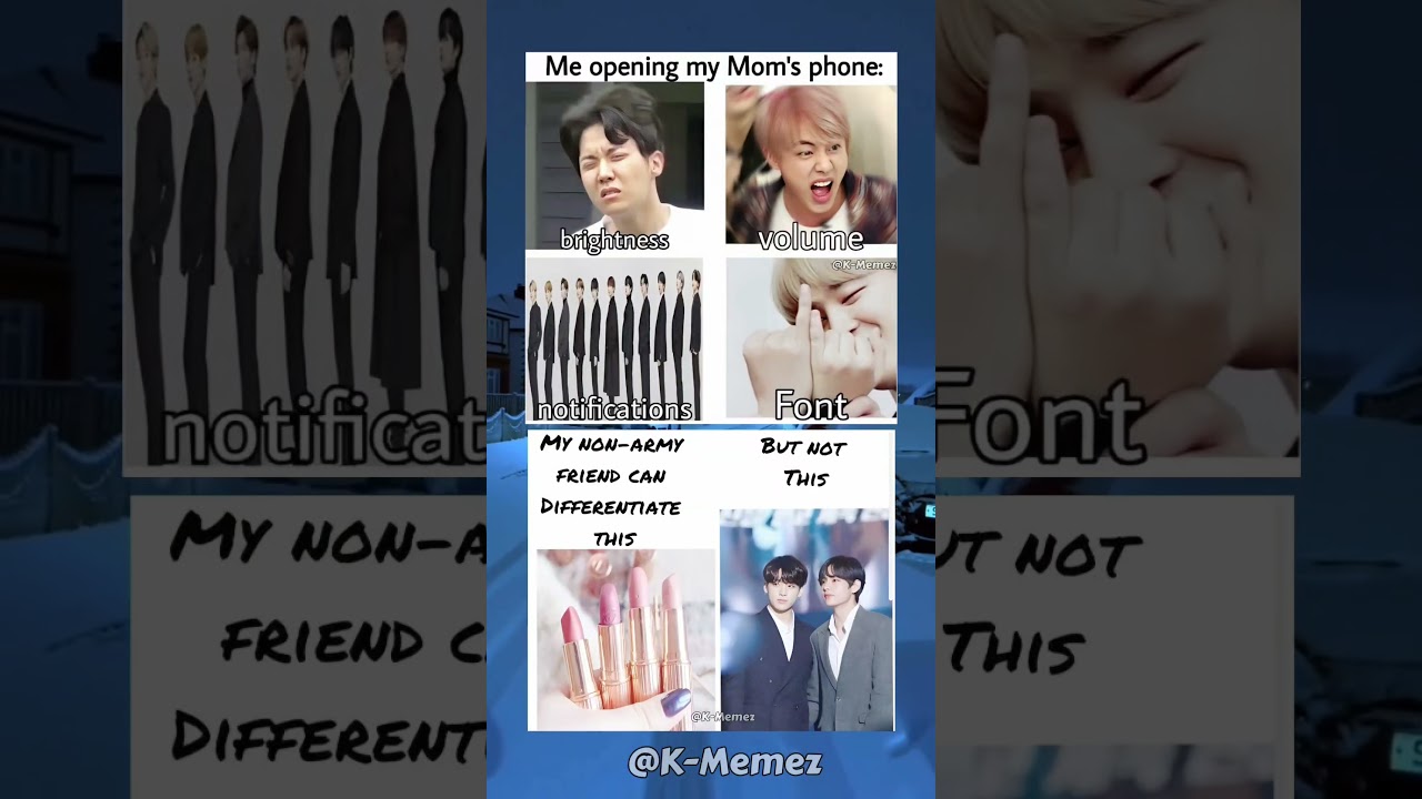 Mom's phone be like 🤣💜#kpop #kpopmemes #memes #bts #btsmemes #funny #jungkook #jimin #jin #taehyung