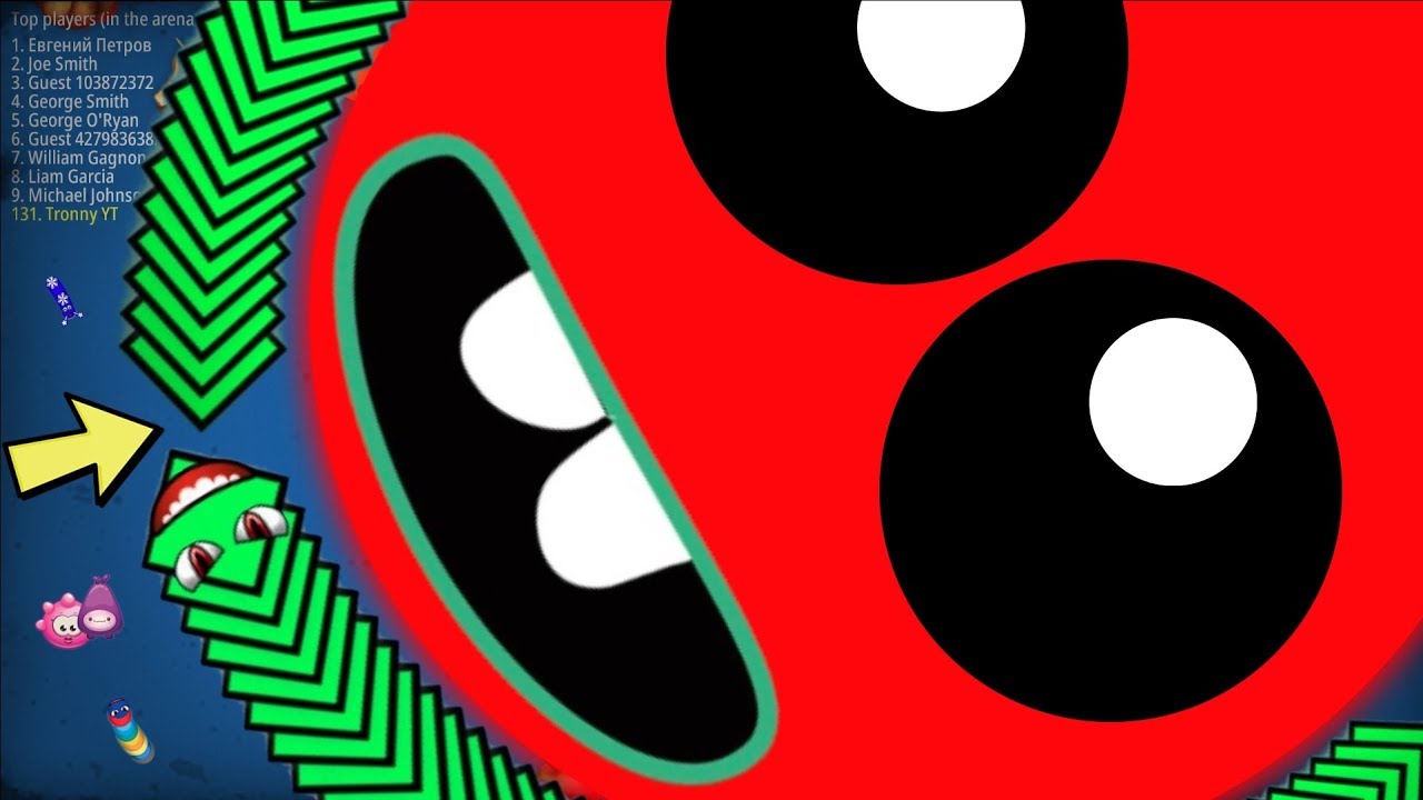 WormsZone.io 001 Best Troll Hack Slither Snake Top 01 Best Score Epic WormsZoneio Gameplay