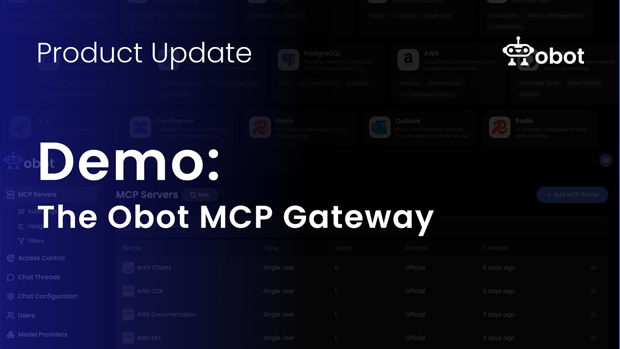 Obot MCP Gateway Demo