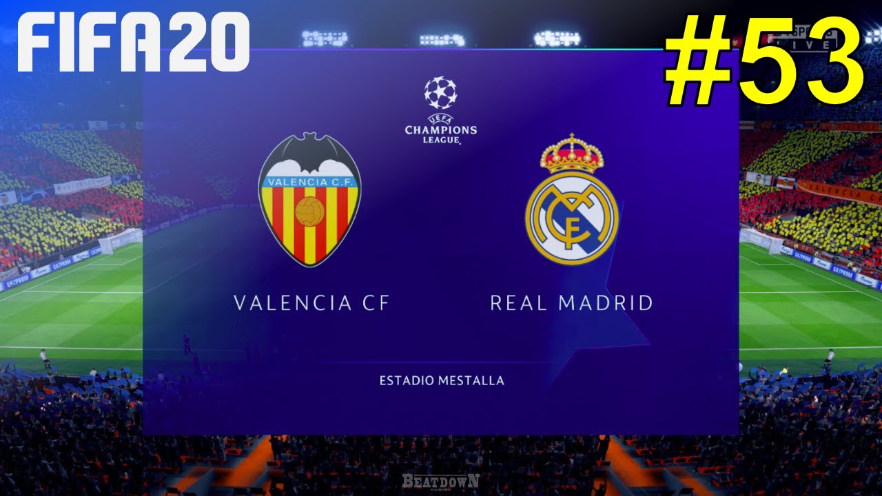 FIFA 20 - Real Madrid Career Mode #53: Valencia CF (Return Match)