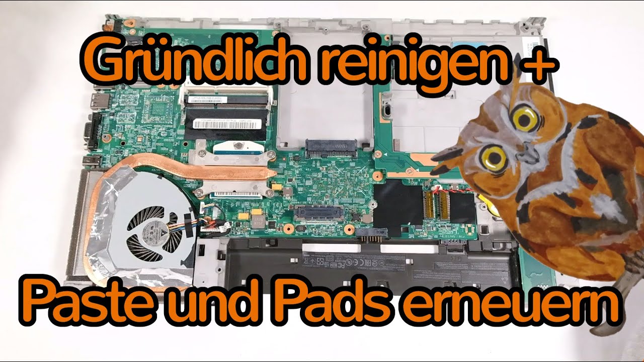 Lenovo ThinkPad T540p zerlegen und reinigen