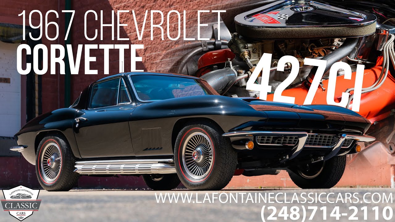 427 куб. дюймов, 435 л. с., 1967 Corvette Coupe L71 Tri Power!