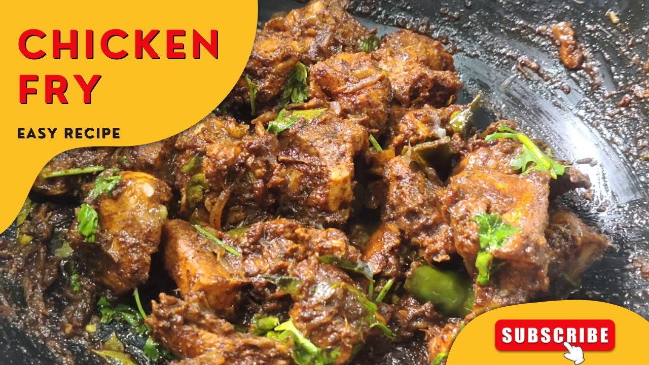 Chicken fry recipe in tamil | Andhra style | spicy and tasty chicken fry in tamil | @spicyboxtamil
