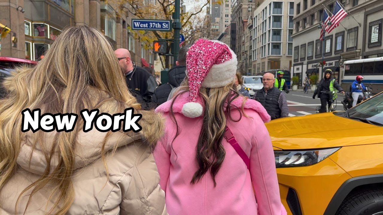 December Walk 5th Avenue New York City 2023 Manhattan Virtual Walking Tour