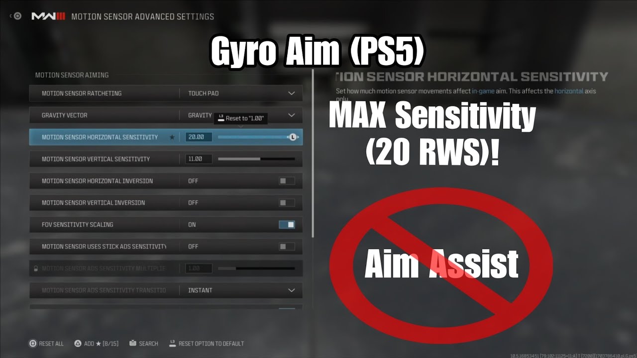 Gyro Aim Controller w/ MAX Sensitivity (20 RWS)! MAJOR SURPRISE w/ Results - PS5 (NO Aim Assist)