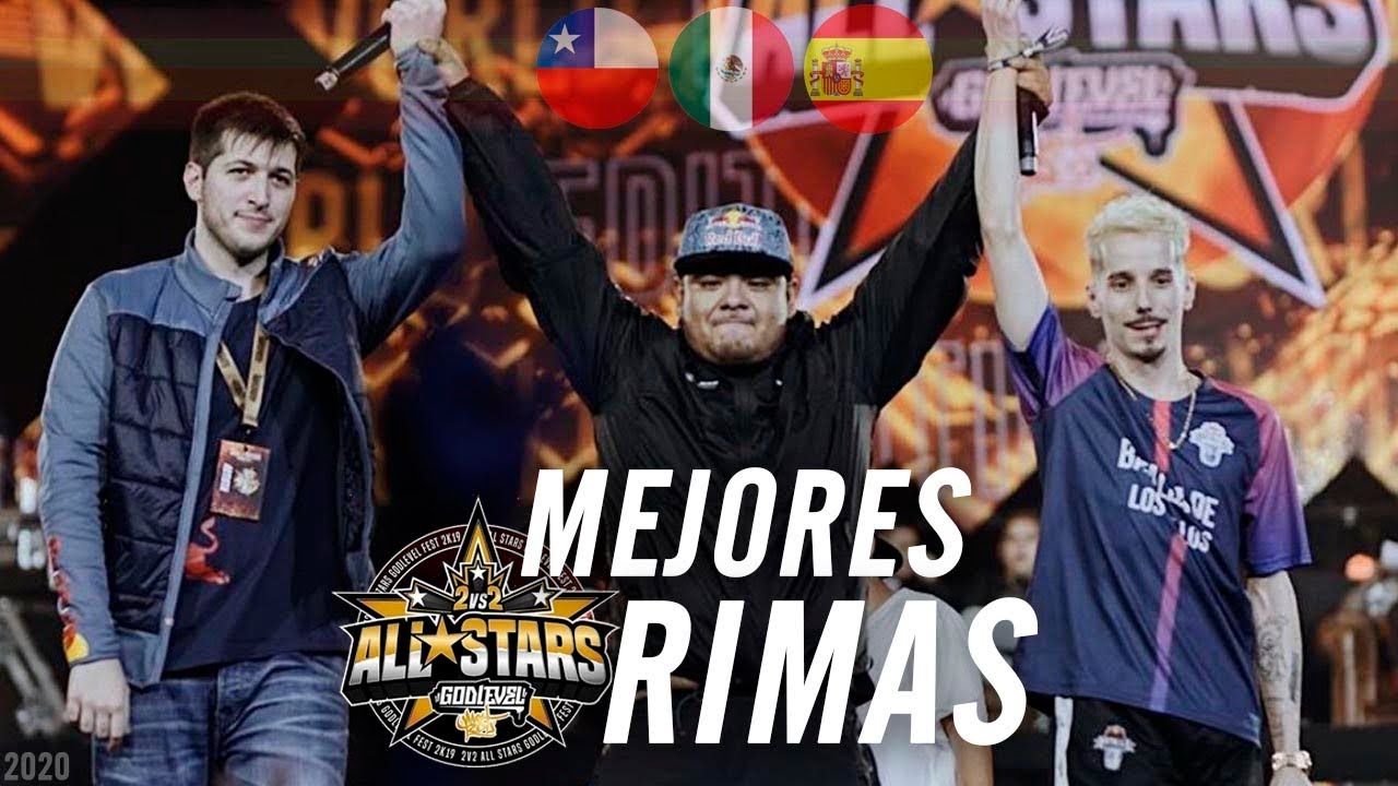 Las MEJORES RIMAS de TODAS LAS JORNADAS de GOD LEVEL ALL STARS 2020 (Chile, M&eacute;xico y Espa&ntilde;a)