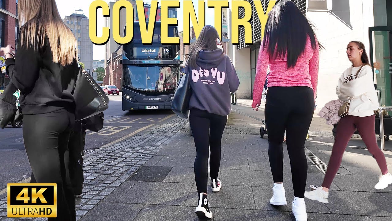 Coventry - City Tour 2024| Walking The Streets of Coventry | Central Coventry Walk [4K HDR]