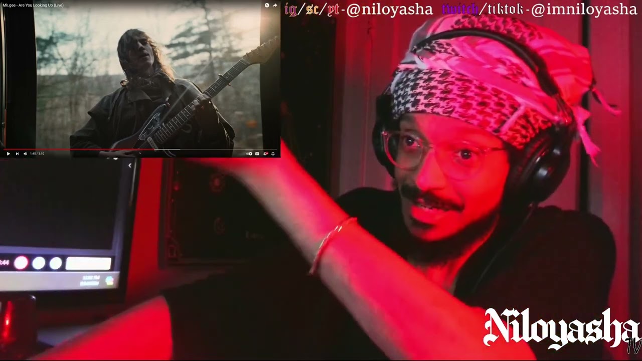 Mk.gee - Are You Looking Up (Live) / REACTION / NiloyashaTV