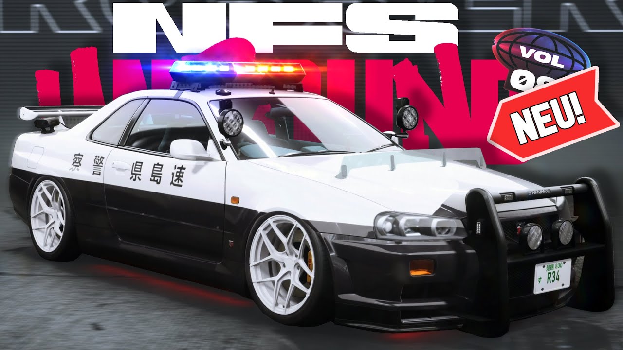 NISSAN SKYLINE R34 GTR COP-EDITION TUNING (ALLE COP TEILE) - NEED FOR SPEED UNBOUND VOL.8 GAMEPLAY