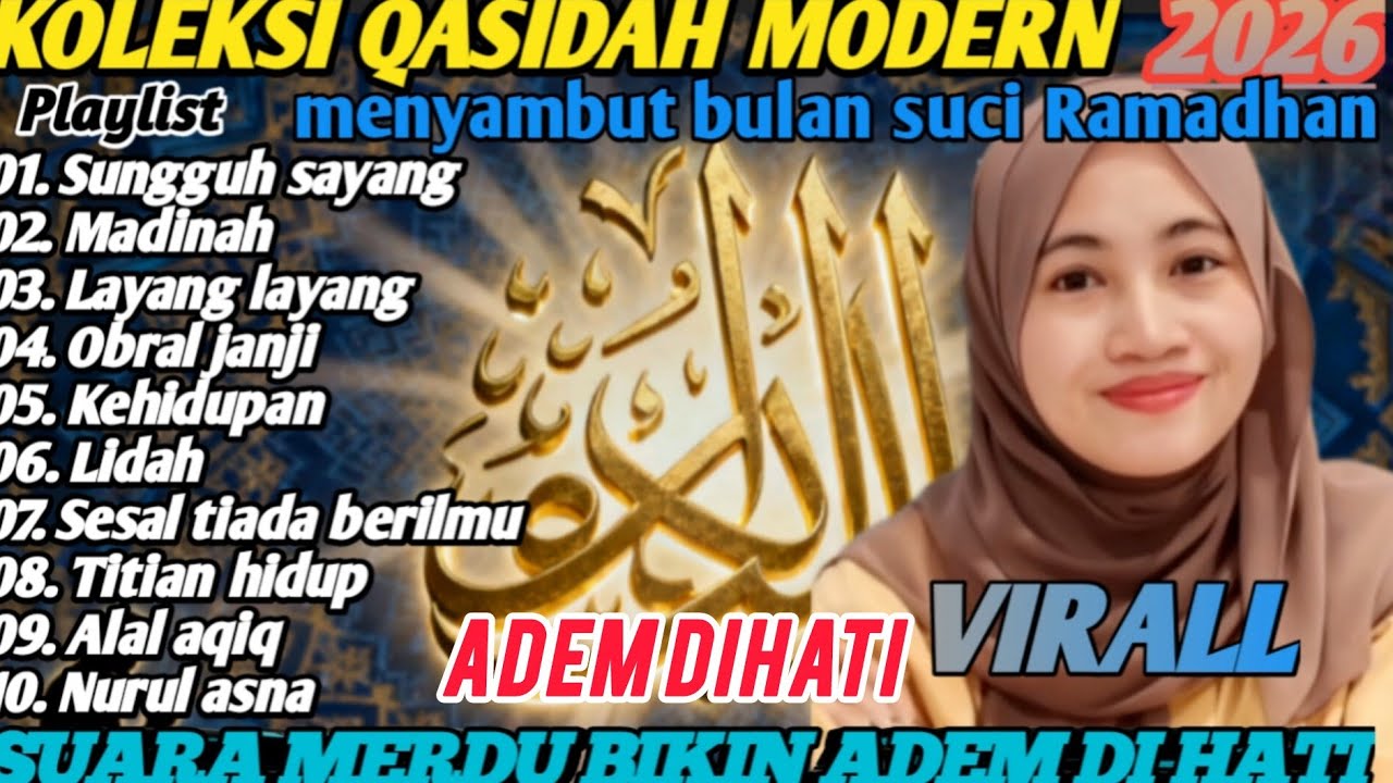 FULL ALBUM QASIDAH MODERN 2026 suara merdu audio jernih bikin adem dihati @sangaremania 