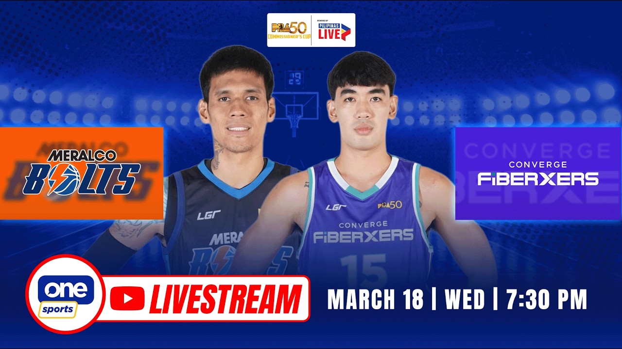 LIVE: MERALCO vs. CONVERGE | PBA 50 COMMISSIONER’S CUP | MARCH 18, 2026