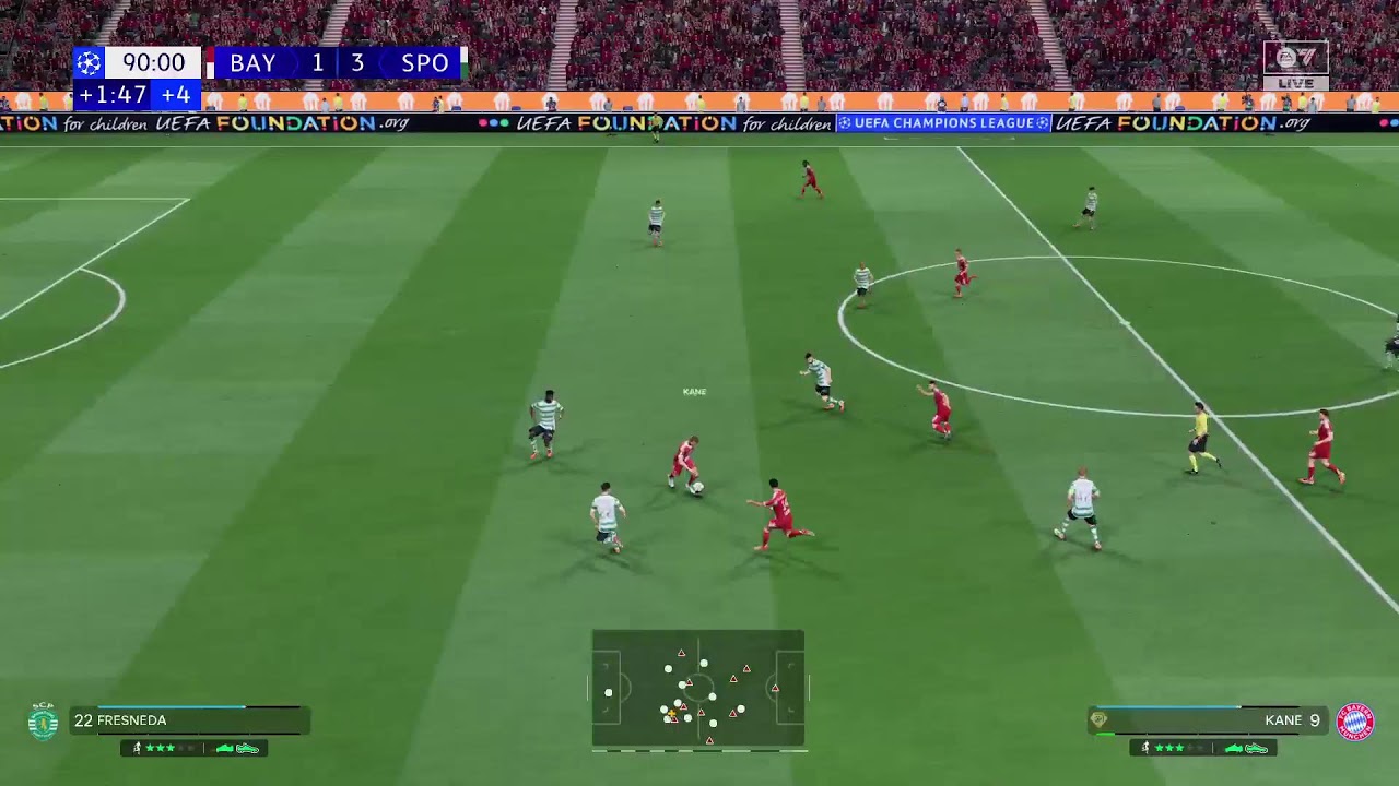 FC Bayern Munique X Sporting CP  UEFA Champions LEAGUE Fase da Liga  Jornada 6  EA FC 26 versão ps4 