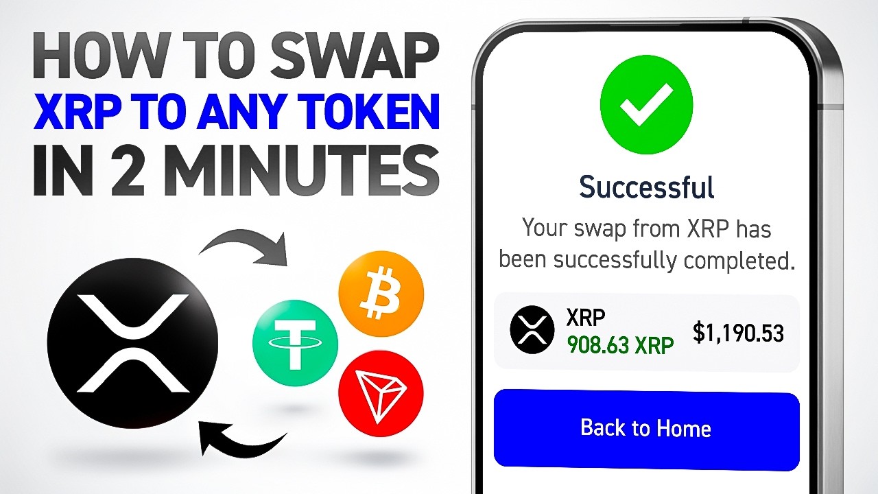 How to Swap XRP to ANY Token in 2 Minutes (Xaman & Trust Wallet)