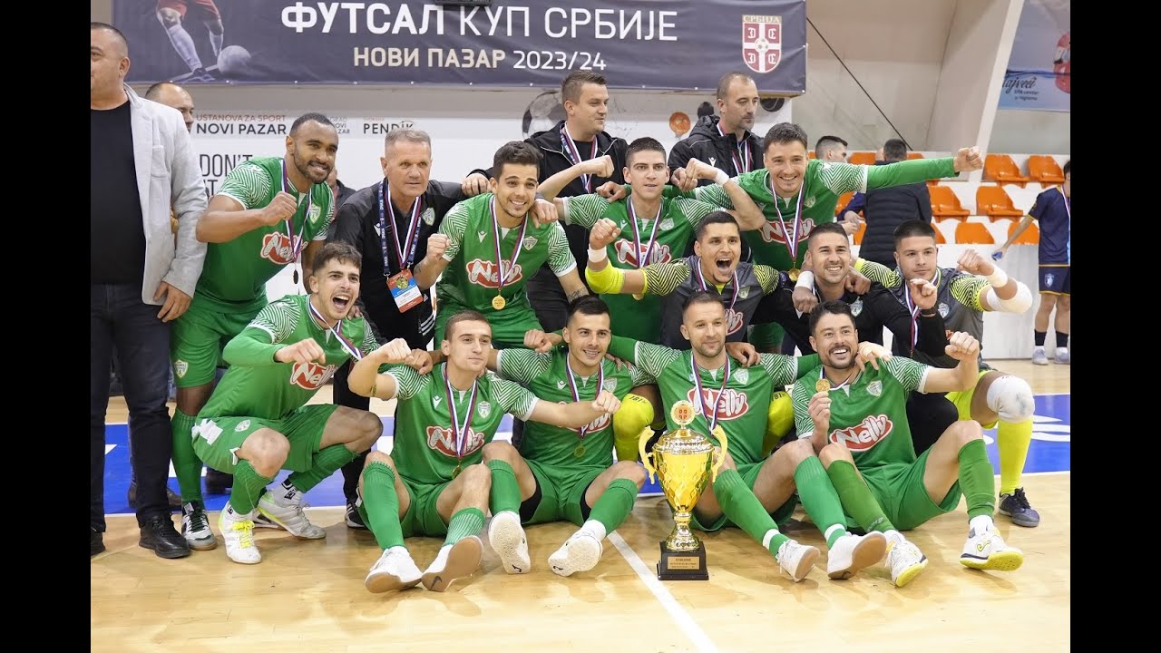 Finale Kupa Srbije KMF Loznica Grad - KMF Fon Banjica 2:1 21.04.2024. Dvorana Pendik Novi Pazar