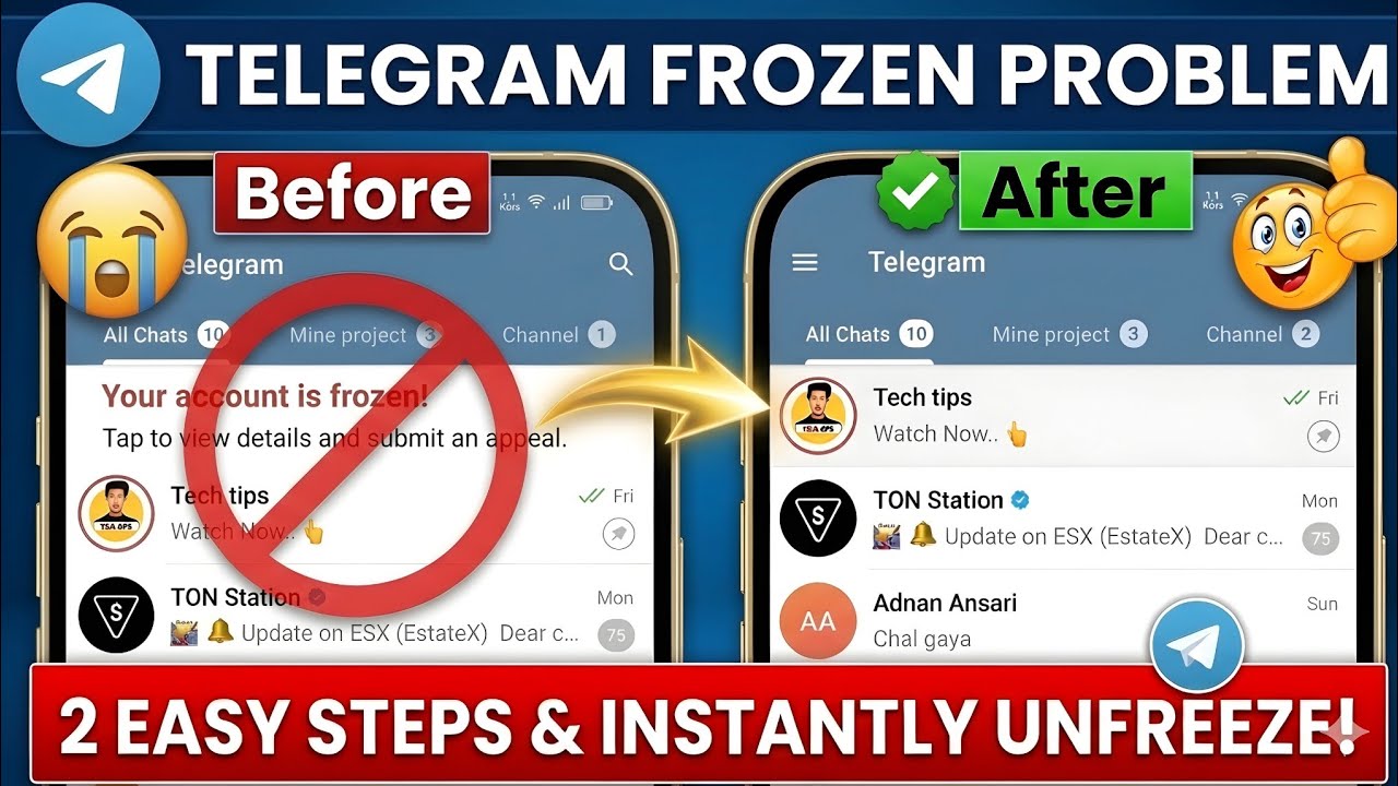 Telegram Account Frozen? This Simple Trick Works!