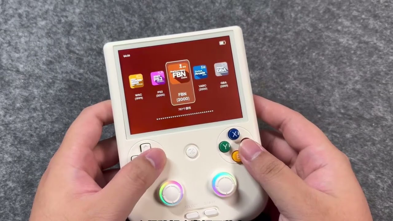 Anbernic RG406V: La Consola Retro Portátil con Pantalla IPS y Joystick Hall RGB