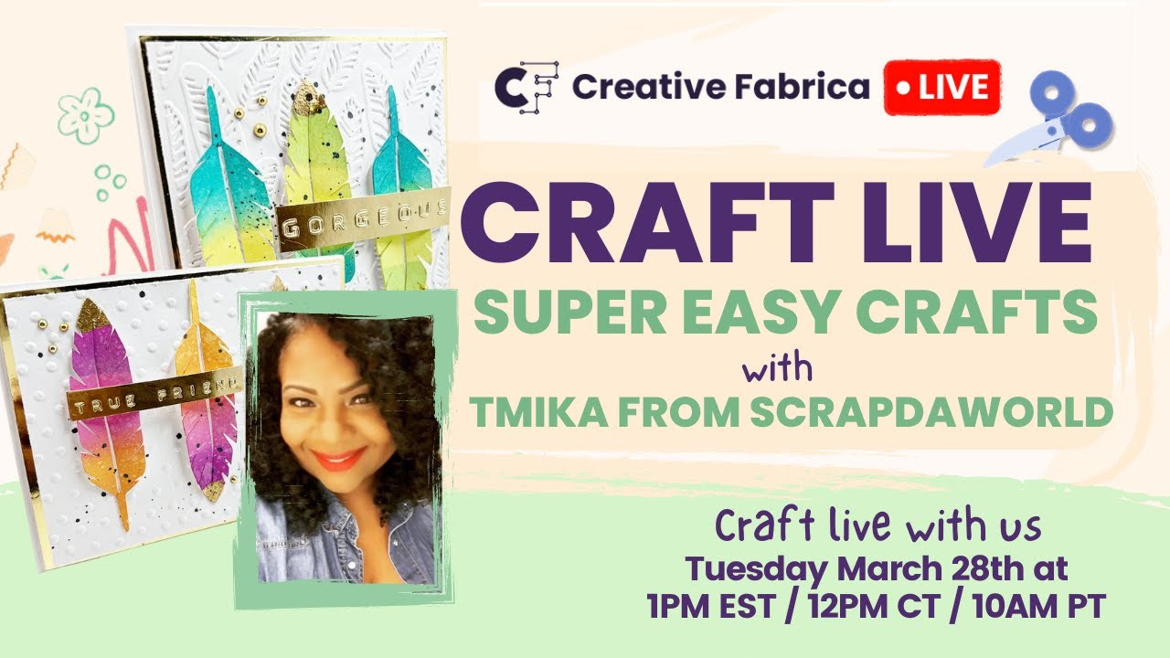 Craft Live with Us! ✨ Easy Paper Crafts with Scrapdaworld!