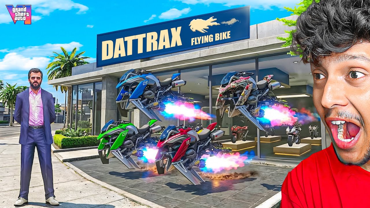 FINALLY OPENED NEW FLYING BIKE SHOWROOM ($98,000,000) 🤑 GTA 5 REAL LIFE