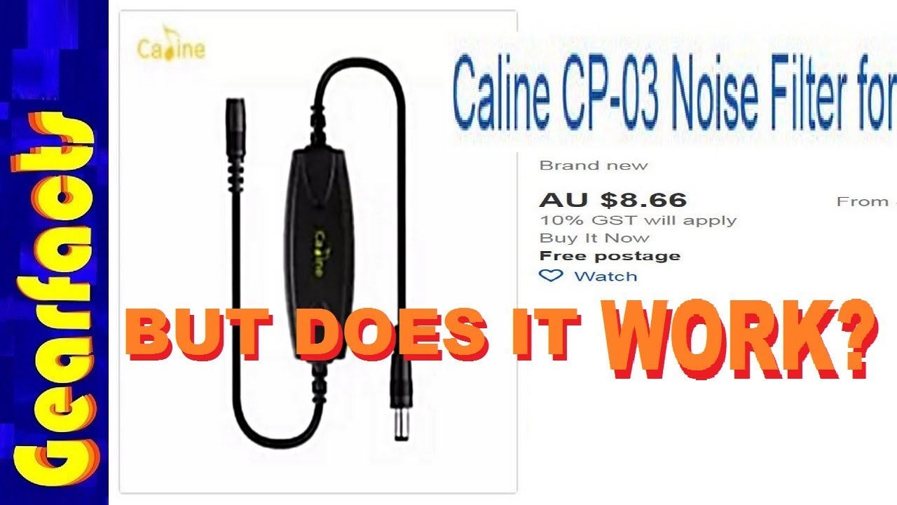 Caline CP-03 noise filter: DOES IT WORK?