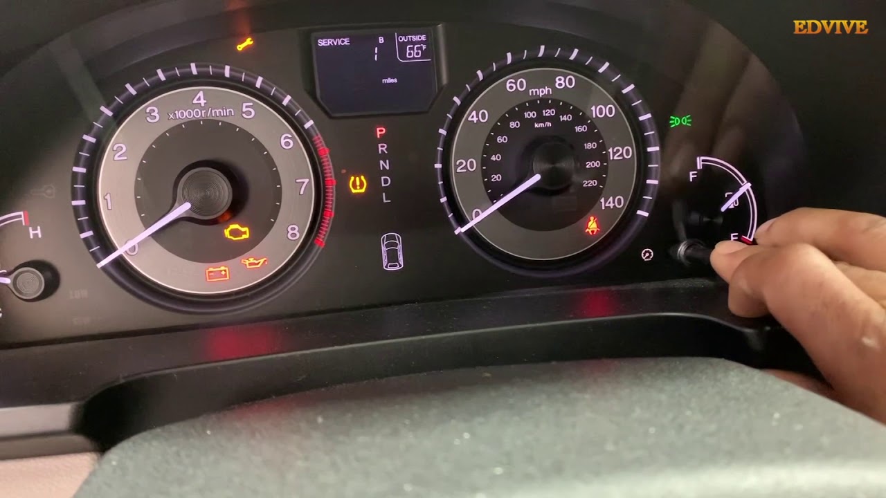 2016  Honda Odyssey como resetear el cambio de aceite