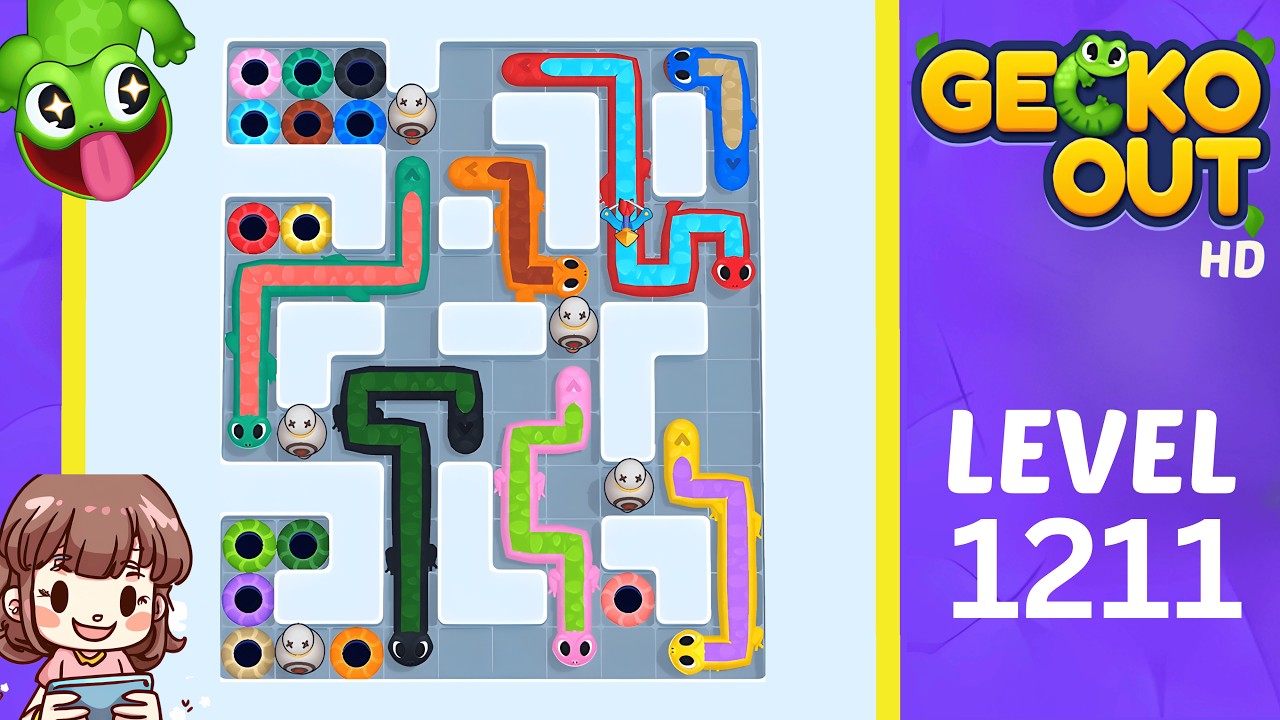 Gecko Out Level 1211 Solution Walkthrough