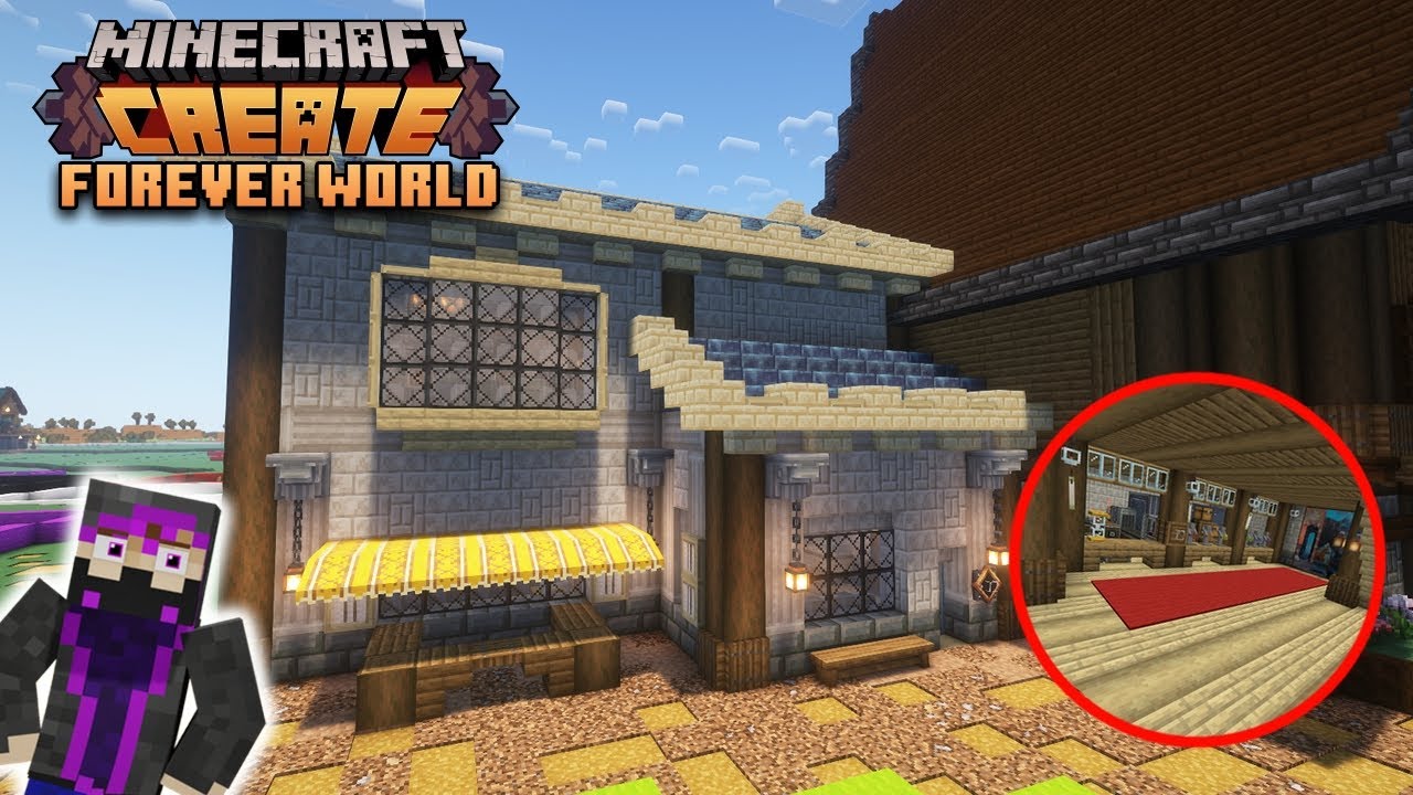 Glass Farm Build! | Minecraft Create Forever World