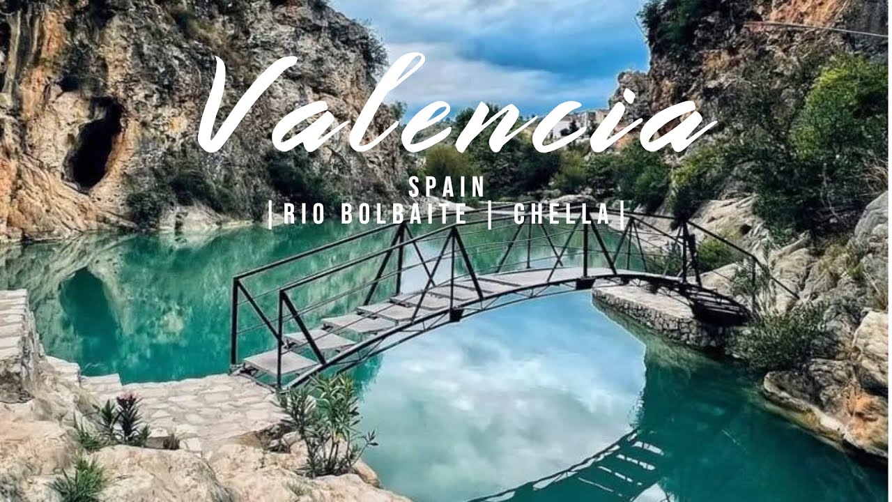 VALENCIA | SPAIN | 4K | RIO BOLBAITE | CHELLA | DRONE | WALKING TOUR