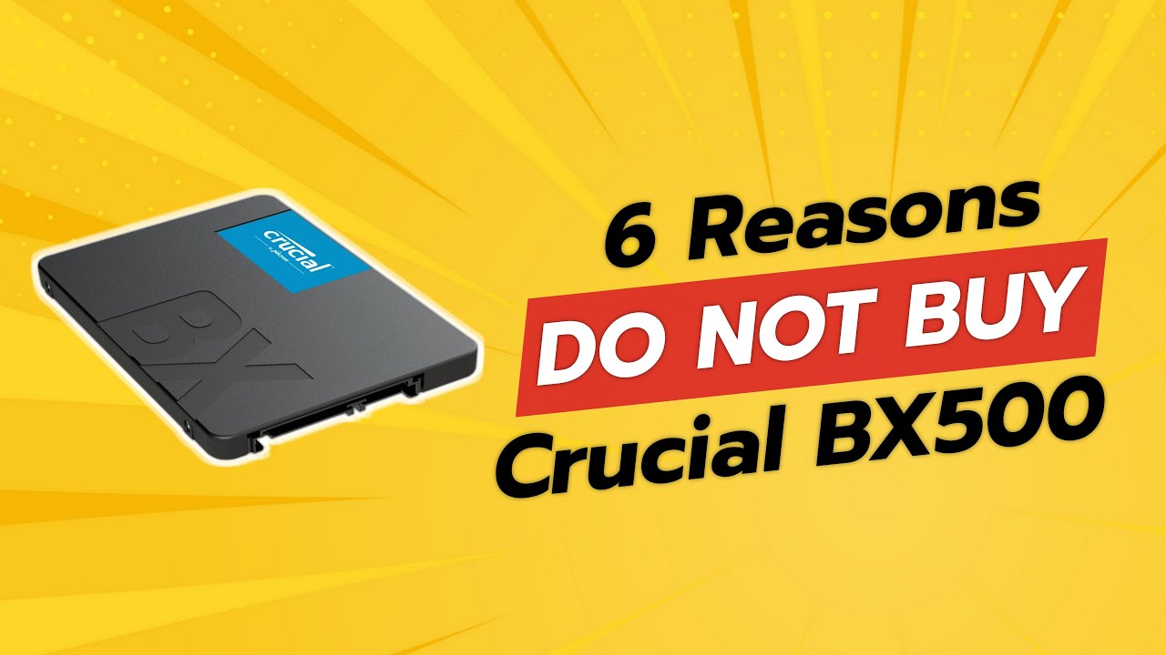 НЕ ПОКУПАЙТЕ SSD-накопитель Crucial BX500 4 ТБ, пока не посмотрите это видео! 🚫💸 (6 причин)