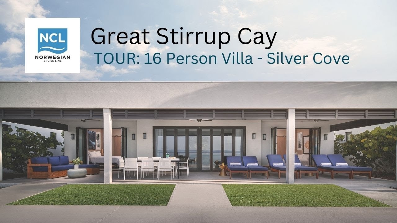 Inside NCL’s Ultimate Beach Escape! 16-Person Villa Tour at Silver Cove, Great Stirrup Cay 🌴✨