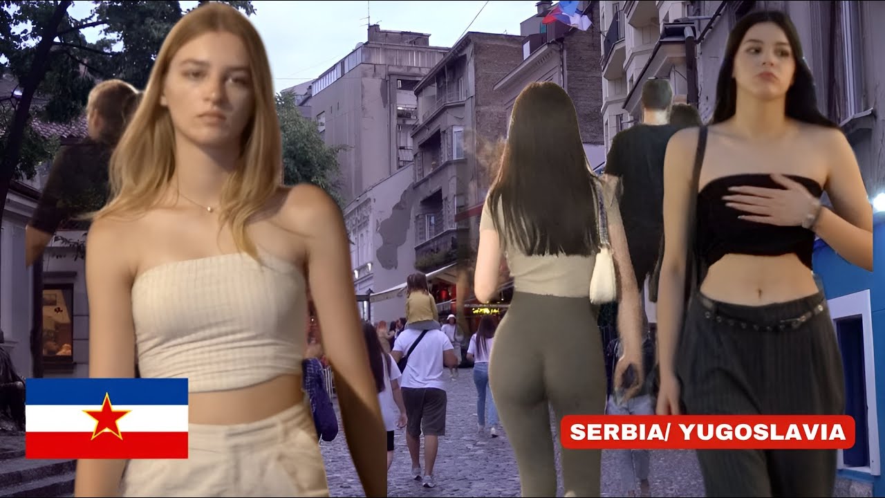 Ночная жизнь в Сербии, Прогулка по городу Белград, Сербские девушки 🇷🇸