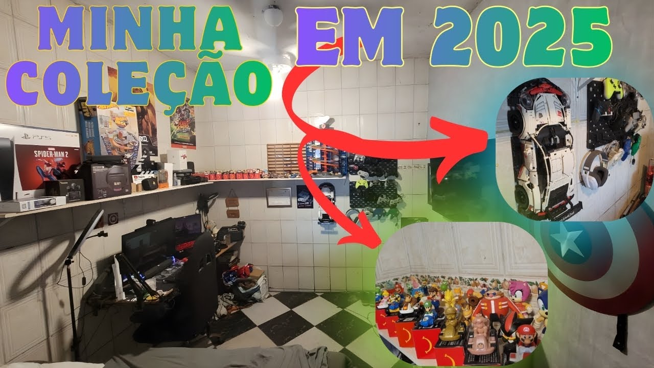 MINHA COLEÇÃO GAMER 2025 🔥🎮 ATUALIZADA!!!
